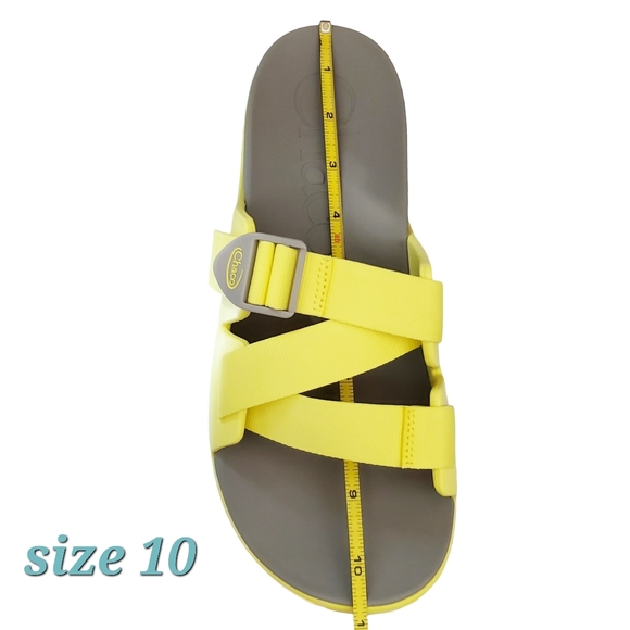 NWT Chaco chillos z straps slide sandals limelight yellow outdoor waterproof - Picture 14 of 14